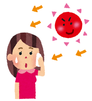 紫外線アレルギーに注意⚠️