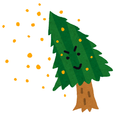 花粉飛散量「極めて多い」💦