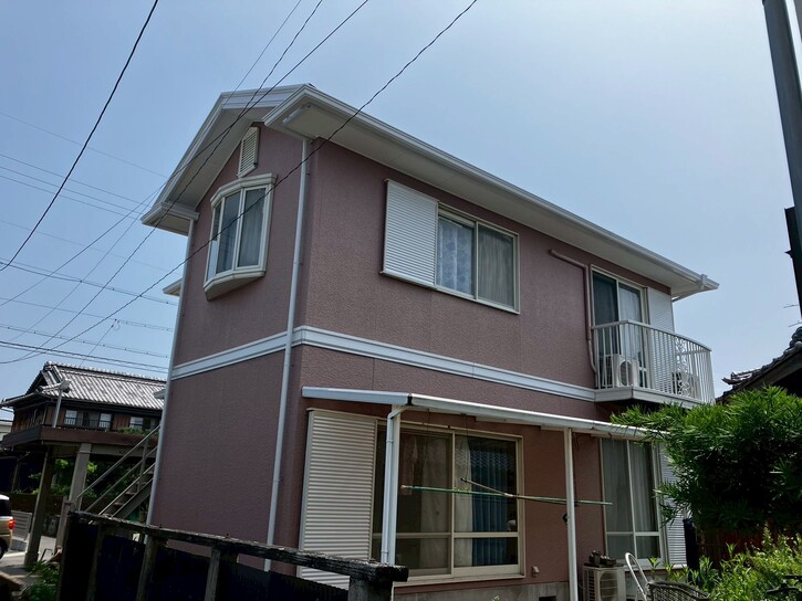画像：屋根壁塗装工事（営業担当：佐々木）