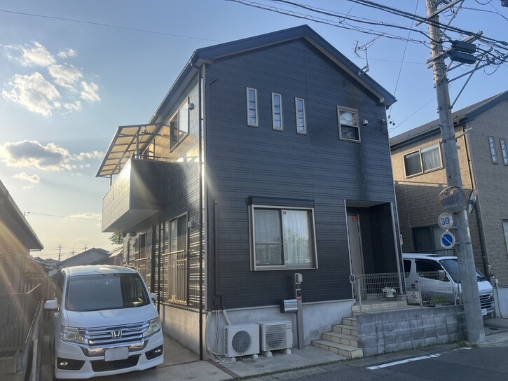 画像：外壁塗装工事（営業担当：池田）