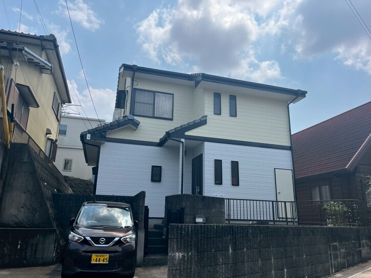 画像：外壁塗装工事（営業担当：稲島）