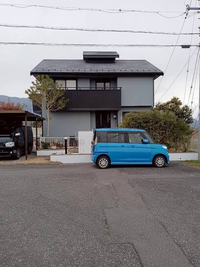 画像：外壁塗装・雨樋改修工事（営業担当：石井）